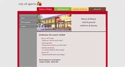 Desktop Screenshot of city-of-sports.de